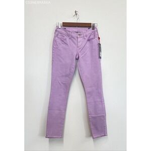 True Religion Purple Casey Low‎ Rise Super Skinny Jeans - Size 24